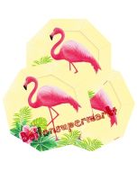 Flamingo Paradise Mini-Partyteller Flamingo-Party