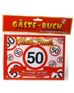 Gästebuch zum 50. Geburtstag, Verkehrsschild 50