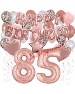 Dekorations-Set mit Ballons zum 85. Geburtstag, Happy Birthday Dream, 42 Teile
