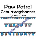 Kindergeburtstagsbanner Paw Patrol