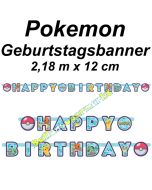 Kindergeburtstagsbanner Pokemon