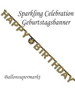 Geburtstagsbanner Sparkling Celebration Birthday