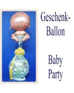 Geschenkballon, Geburt, Taufe, Baby Party