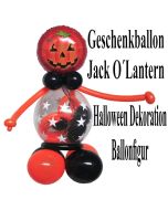 Geschenkballon zu Halloween, Ballonfigur, Ballondekoration