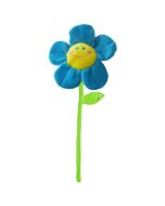 Ballongewicht Blume, blau, Plüsch