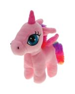 Ballongewicht Regenbogen Einhorn, rosa, Plüschtier