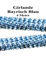 Girlande Bayrisch Blau, 4 Meter