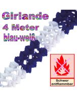 Girlande Balu-Weiß, 4 Meter