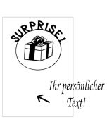 Grusskarte, Surprise Geschenk zum Geburtstag