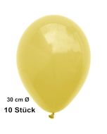 Luftballon Gelb, Pastell, gute Qualität, 10 Stück