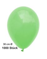 Luftballon Mintgrün, Pastell, gute Qualität, 1000 Stück