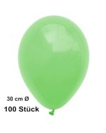 Luftballon Mintgrün, Pastell, gute Qualität, 100 Stück