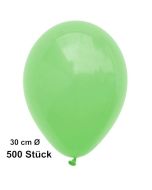 Luftballon Mintgrün, Pastell, gute Qualität, 500 Stück