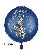 Happy Birthday Zebra Kindergeburtstag Luftballon mit Helium