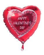 Happy Valentines Day Luftballon zum Valentinstag