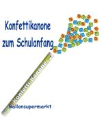 Konfettikanone zum Schulanfang