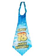 Riesen-Krawatte Super 18 Happy Birthday zum 18. Geburtstag