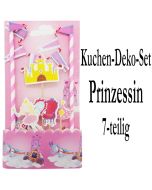 Torten Dekorations Set  Prinzessin, Kuchendekoration 
