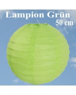 XL Lampion Grün, 50 cm
