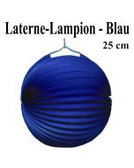 Laterne-Lampion Blau, 25 cm