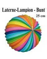 Laterne-Lampion Bunt, 25 cm