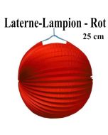 Laterne-Lampion Rot, 25 cm