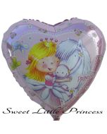 Sweet Little Princess Folienluftballon, ungefüllt
