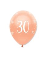 Luftballons Rosegold zum 30. Geburtstag