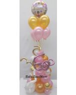  Fantastische Luftballon-Deko in Pink und Gold