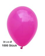 Luftballon Fuchsia, Pastell, gute Qualität, 1000 Stück