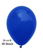 Luftballon Marineblau, Pastell, gute Qualität, 50 Stück