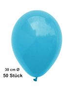 Luftballon Türkis, Pastell, gute Qualität, 50 Stück
