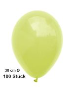 Luftballon Zitronengelb, Pastell, gute Qualität, 100 Stück