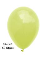 Luftballon Zitronengelb, Pastell, gute Qualität, 50 Stück
