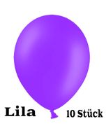 Luftballons 23 cm, Lila, 10 Stück