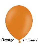 Luftballons 23 cm, Orange, 100 Stück