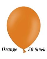 Luftballons 23 cm, Orange, 50 Stück