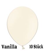 Luftballons 23 cm, Vanille, 10 Stück
