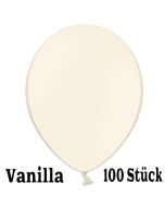 Luftballons 23 cm, Vanille, 100 Stück