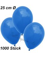 Luftballons 25 cm, Blau, 1000 Stück