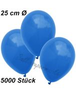 Luftballons 25 cm, Blau, 5000 Stück