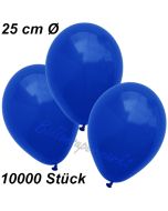 Luftballons 25 cm, Marineblau, 10000 Stück 