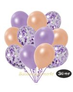 luftballons-30er-pack-10-flieder-konfetti-und-10-metallic-lila-10-metallic-lachs