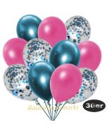 luftballons-30er-pack-10-hellblau-konfetti-und-10-metallic-pink-10-chrome-blau