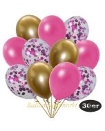 luftballons-30er-pack-10-pink-konfetti-und-10-metallic-pink-10-chrome-gold