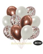 luftballons-30er-pack-10-rosegold-konfetti-und-10-metallic-weiss-10-chrome-kupfer