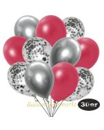 luftballons-30er-pack-10-silber-konfetti-und-10-metallic-rot-10-chrome-silber