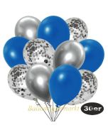 luftballons-30er-pack-10-silber-konfetti-und-10-metallic-royalblau-10-chrome-silber