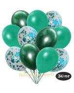 luftballons-30er-pack-10-tuerkis-konfetti-und-10-metallic-tuerkisgruen-10-chrome-gruen