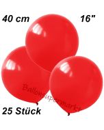 Luftballons 40 cm, Dunkelrot, 25 Stück